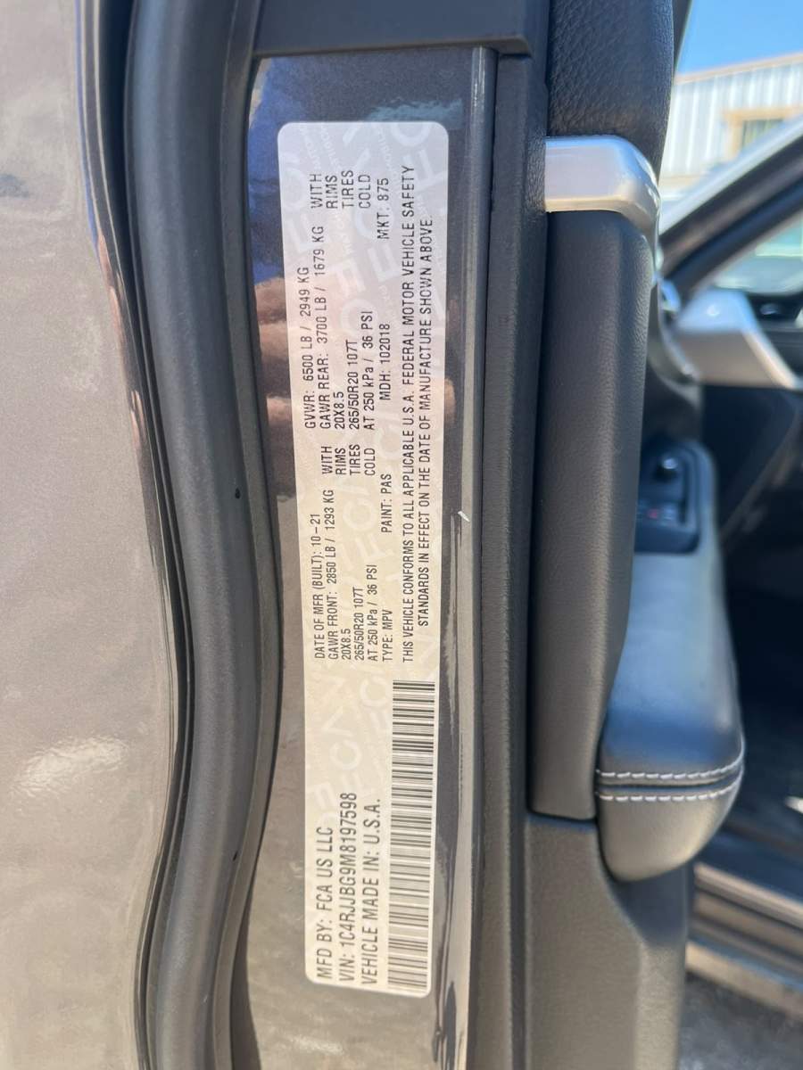 2021 Jeep Grand Cherokee L