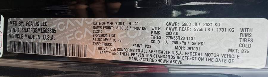 2021 Jeep Gladiator