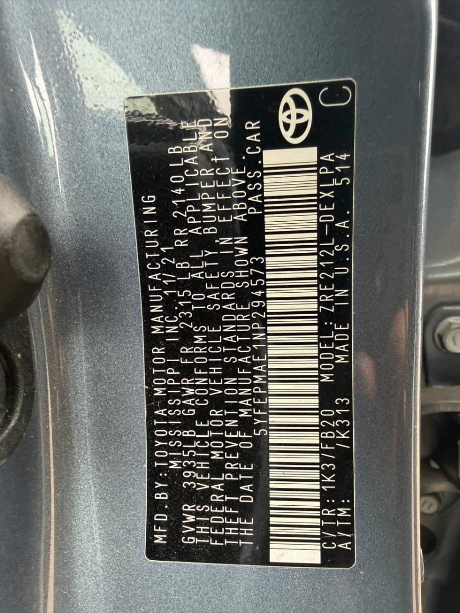 2022 Toyota Corolla