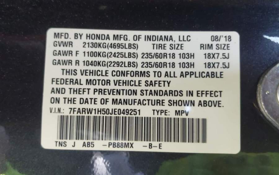2018 Honda CR-V EX