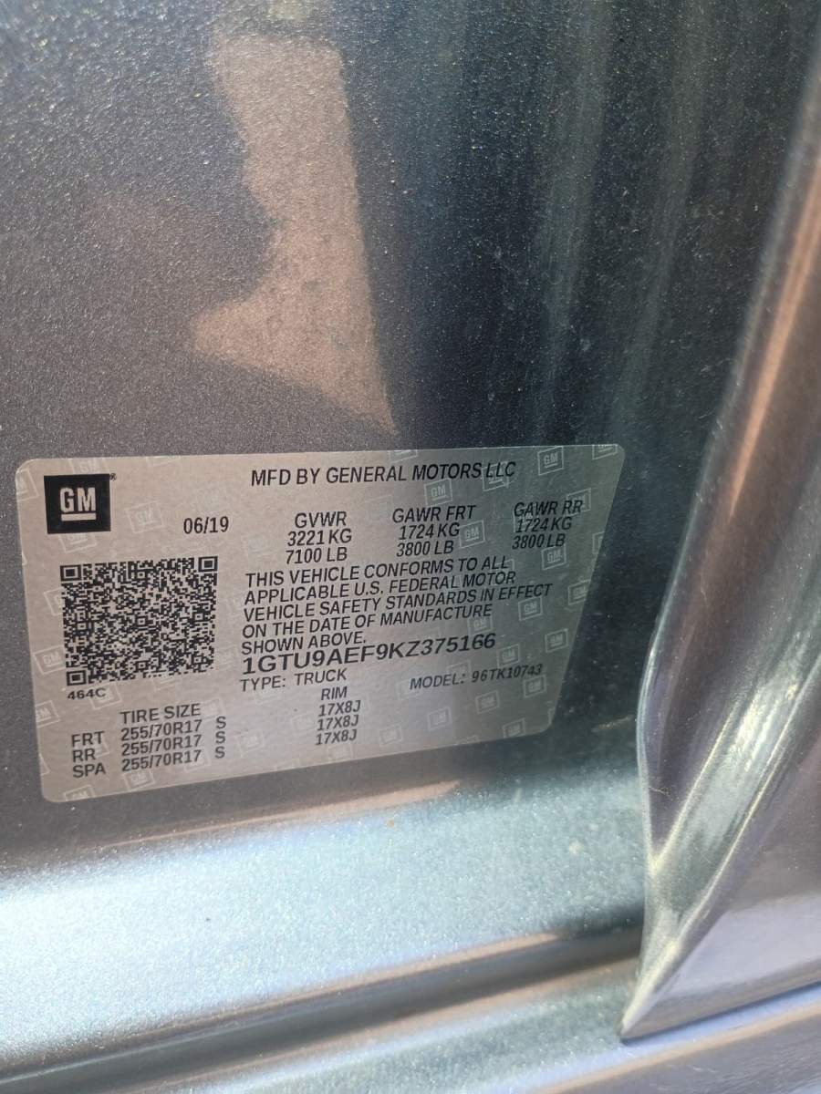 2019 GMC Sierra 1500