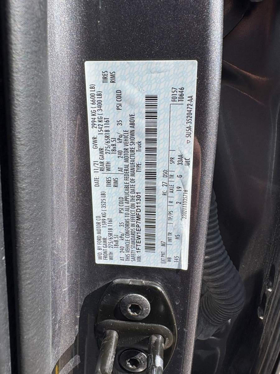 2021 Ford F-150