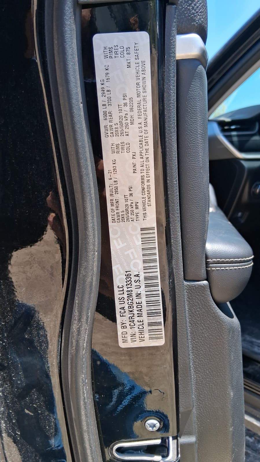 2021 Jeep Grand Cherokee L