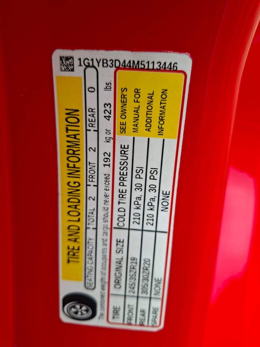 2021 Chevrolet Corvette
